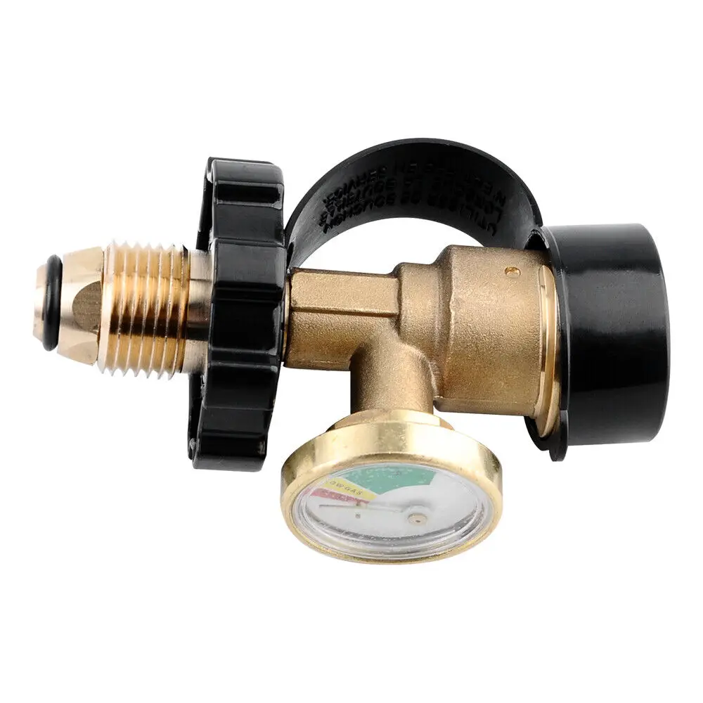 Description Picture 4 of itemHigh Low Gas Pressure Gauge Level Indicator Propane Tank Bottle Cylinder POL to QCC1 Type1 Propane Tank Adapter for Outdoor
