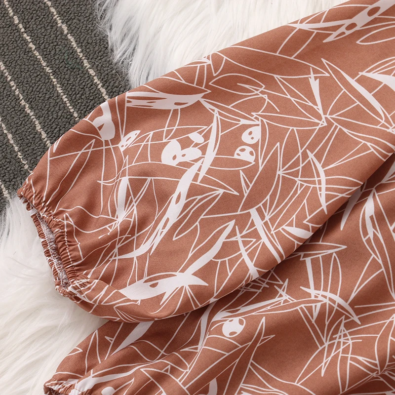 Description Picture 6 of itemFashion Casual Sports Suit Women Summer Thin Loose Hoodie Printed Top + High Waist Drawstring Wide Leg Shorts Two Pieces Suits