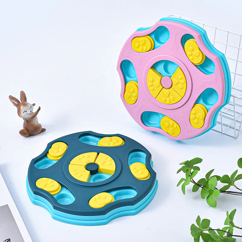 Description Picture 3 of itemDog Puzzle Toys Slow Feeder Interactive Increase Puppy IQ Food Dispenser Slowly Eating NonSlip Bowl Pet Cat Dogs Training Game