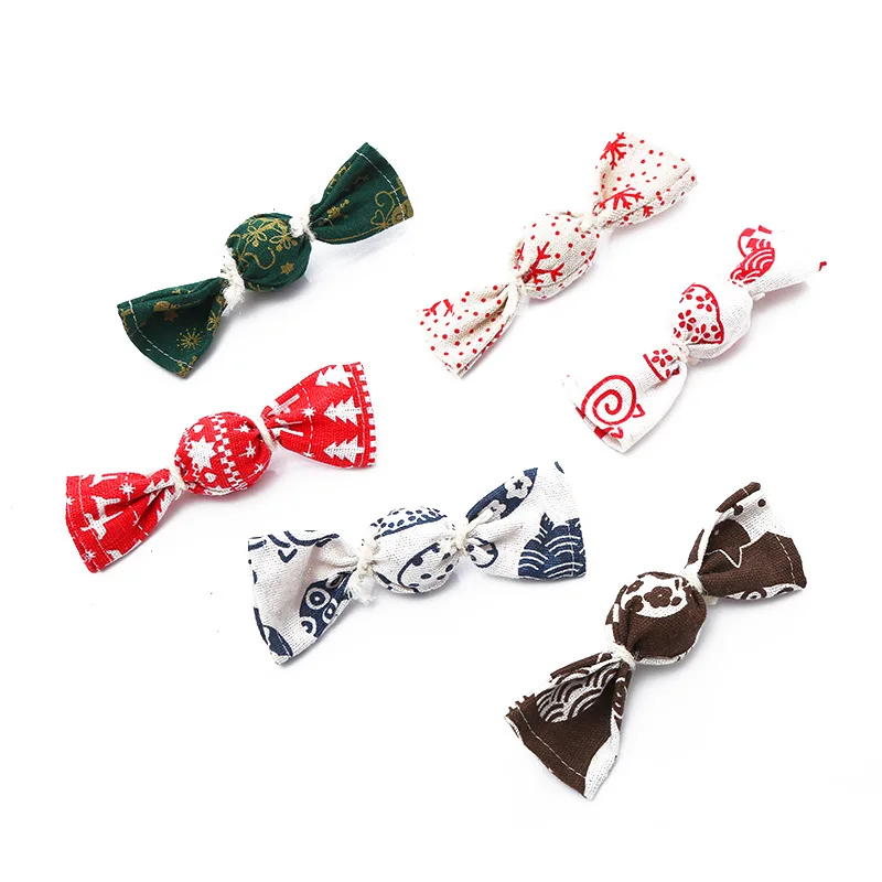 Cat Toys Mint Candy Pet Accessories Cat Toys Swipe The Rolling Christmas Bell Candy Toy Kitten Pet Supplies Japanese Style