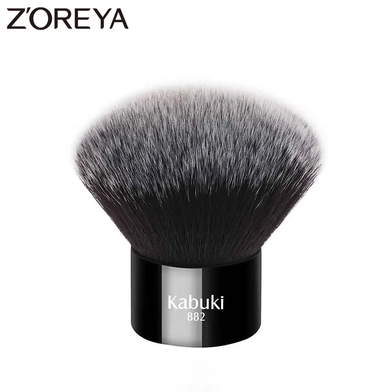 Description Picture 2 of itemZoreya Brand Women Fashion Black Kabuki Brush Soft Synthetic Hair Face Makeup Tools Portable To Take And Easy To Use