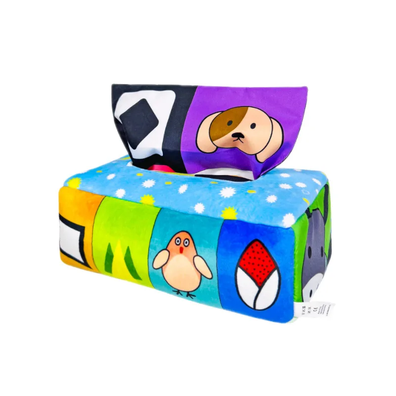 Description Picture 4 of itemPet Paper Towels Pet Toys Plush Toys Paper Towel Boxes Dog Puzzle Food Storage Bite Resistant Paper Toys Pets Interactive Toys