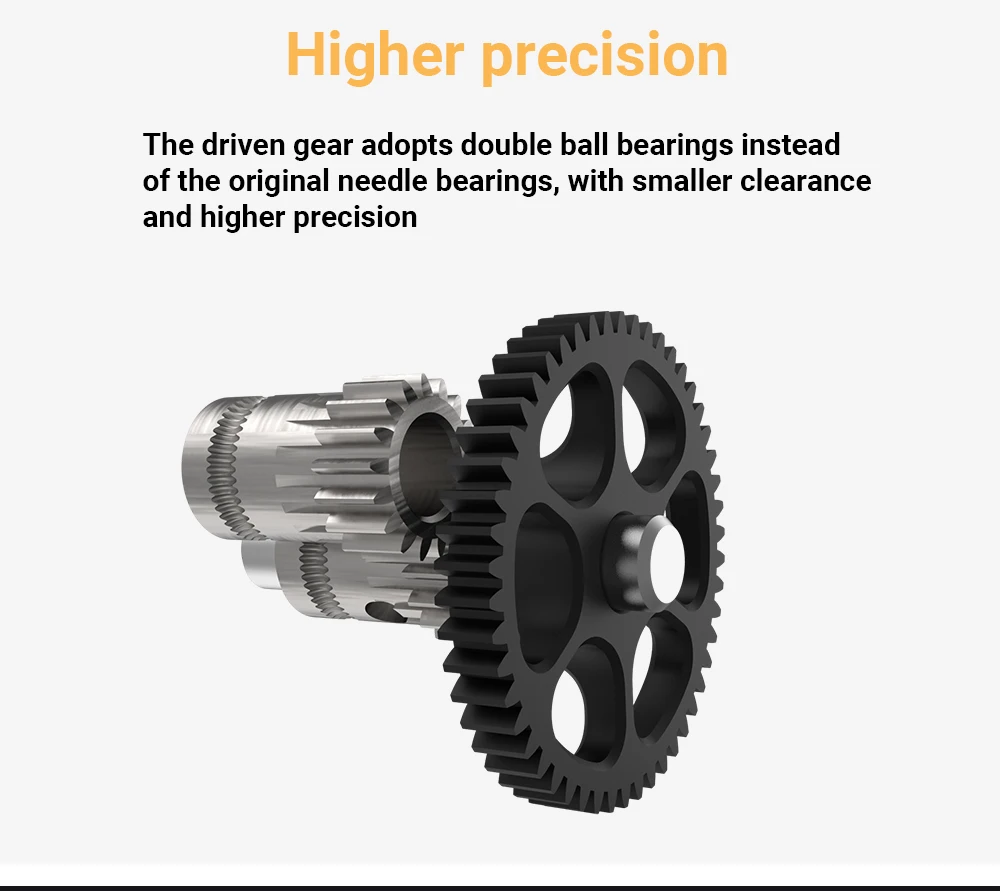 Description Picture 5 of itemFYSETC CNC Pom Hardened steel Higher precision one-piece gear kit for VORON 0.2 2.4 Trident CW1 CW2