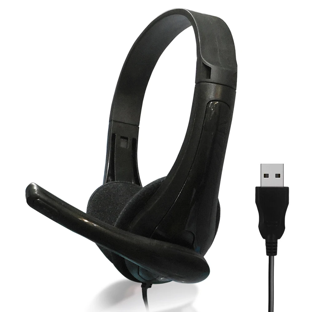 Play noise-canceling microphone wired headset universal USB gaming headset for PC/laptop
