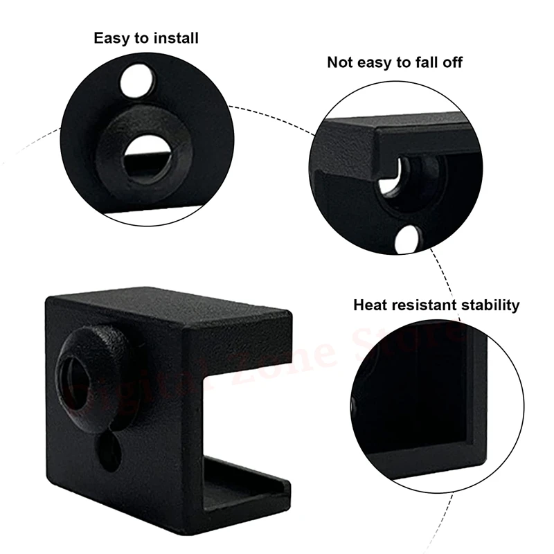 Description Picture 4 of item5Pcs Ender 3 S1/ S1 Pro 3D Printer Heating Block Silicone Cover Hotend Sock for Sprite Extrude