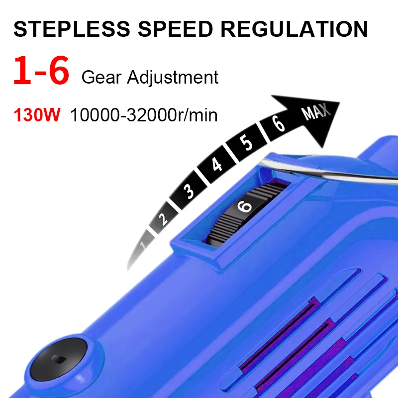 Description Picture 6 of itemEU Mini Electric Drill Grinder Engraving Pen Handle Mini Drill Grinding Machine Accessories Electric Rotary Tool