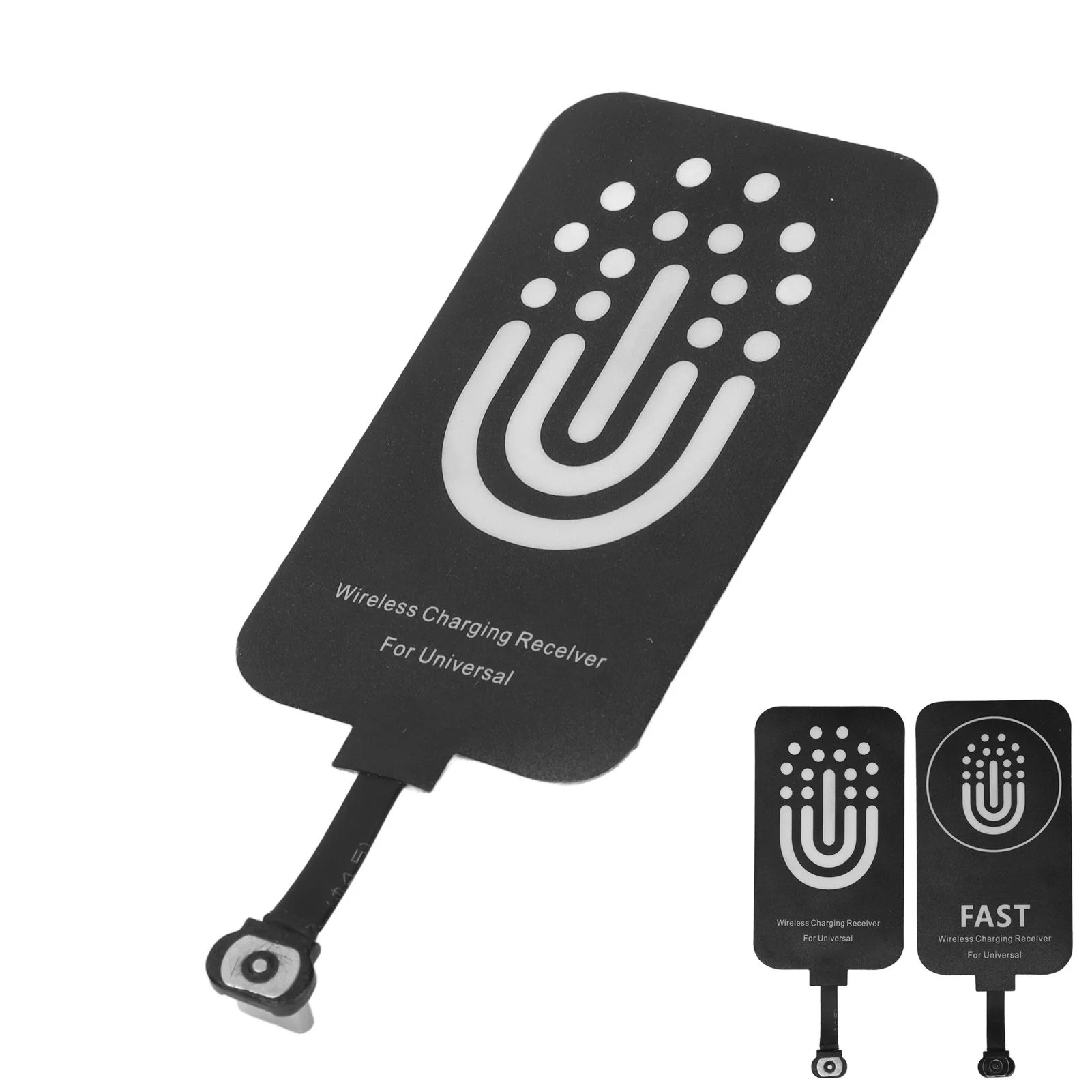 Wireless Charging Adapter Ultra Thin Phone Charger Receiver with Magnetic Charging Line for Samsung for Iconic Brand for Huawei