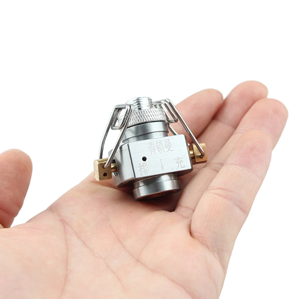 Description Picture 5 of itemGas Refill Adapter with Refilling Valve Exhaust Valve Canister Shifter Gas Canister Convertor Gas Saver Plus