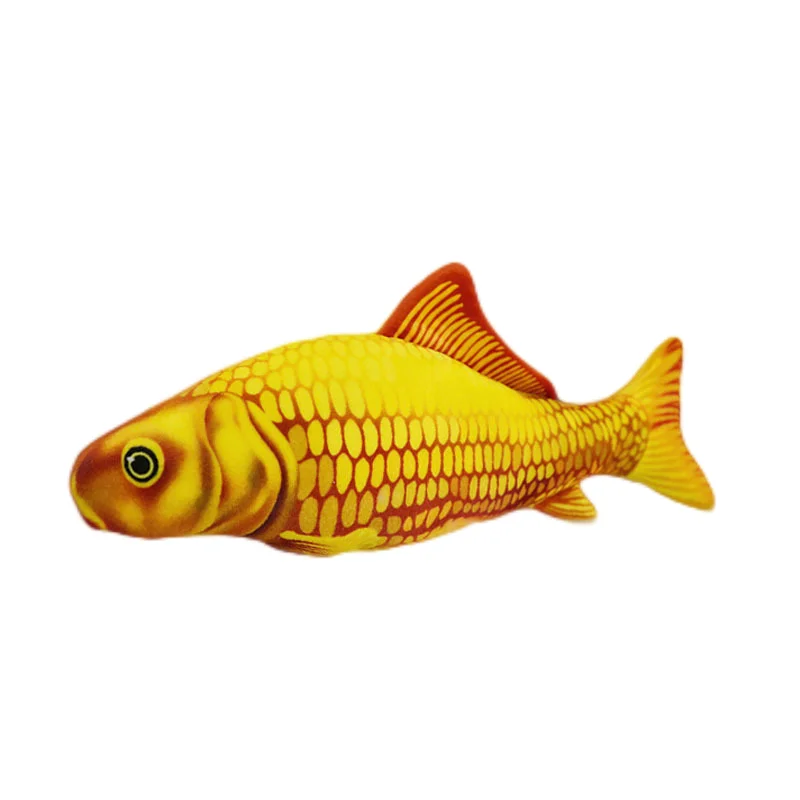 Description Picture 5 of itemCat Training Toy Fish Plush Shape Stuffed Catnip Pillow 30cm With Zip Simulation Fish Cat Toy Fish Interaction No Electric
