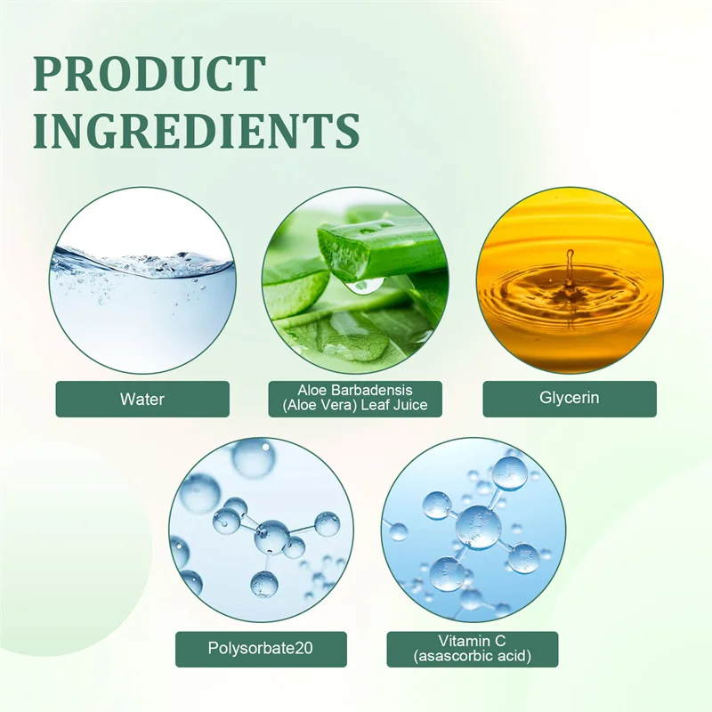 Description Picture 3 of item30ml Glycerol Vitamin c Boost Serum Anti-Aging Dark Spot Corrector Wrinkle Cream Women Face Skin Care