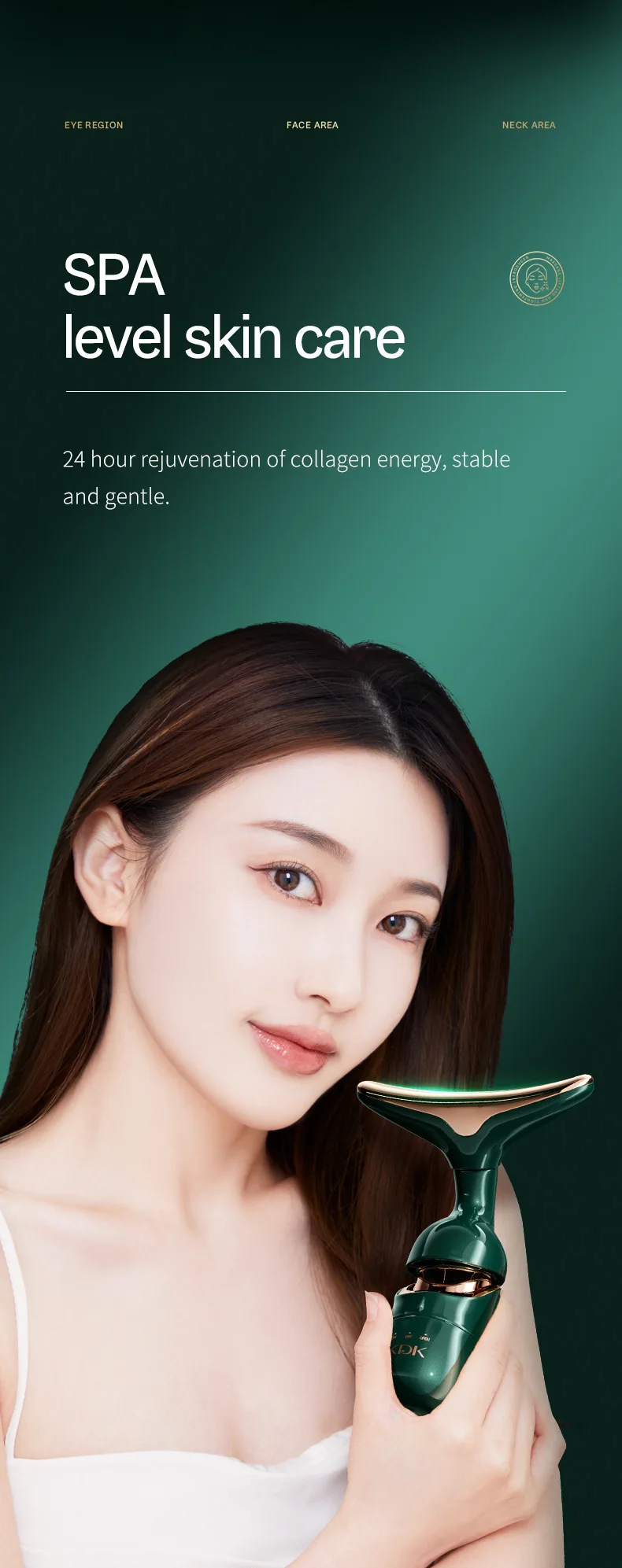 Description Picture 5 of itemHF Facial Machine All-round Face Massager Neck Facial Eye Lifting Massage Microcurrent Skin Rejuvenation Anti Wrinkle Skin Care