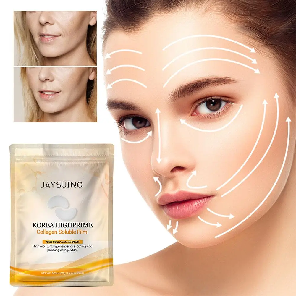 Description Picture 4 of item2pcs Korea Highprime Collagen Soluble Film Anti Aging Wrinkles Remove Dark Circles Nourish Mask Moisturizing Lift Firming Skin