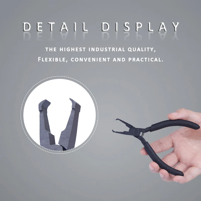 Description Picture 4 of item3mm 5mm Pliers Precision Electrical Wire Cable Cutters CRV Material Cutting Side Snips Flush Nipper Model Tweezer Repair Kit