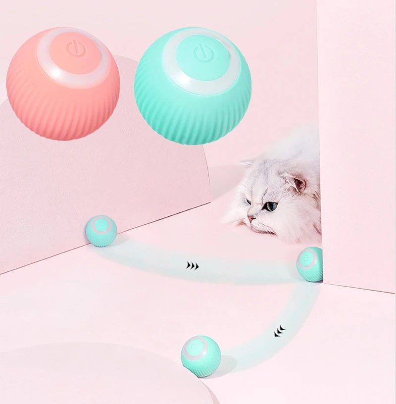 Description Picture 3 of itemTraining Self-moving Kitten Electric Cat Ball Toys Automatic Rolling Smart Cat Toys for Cats Toys for Indoor Interactive Playing