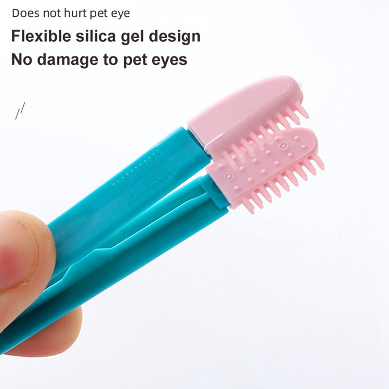 Description Picture 5 of itemRemover Comb Side Is Soft Compact Portable Dog Cat Eye Comb Brush Grooming Comb