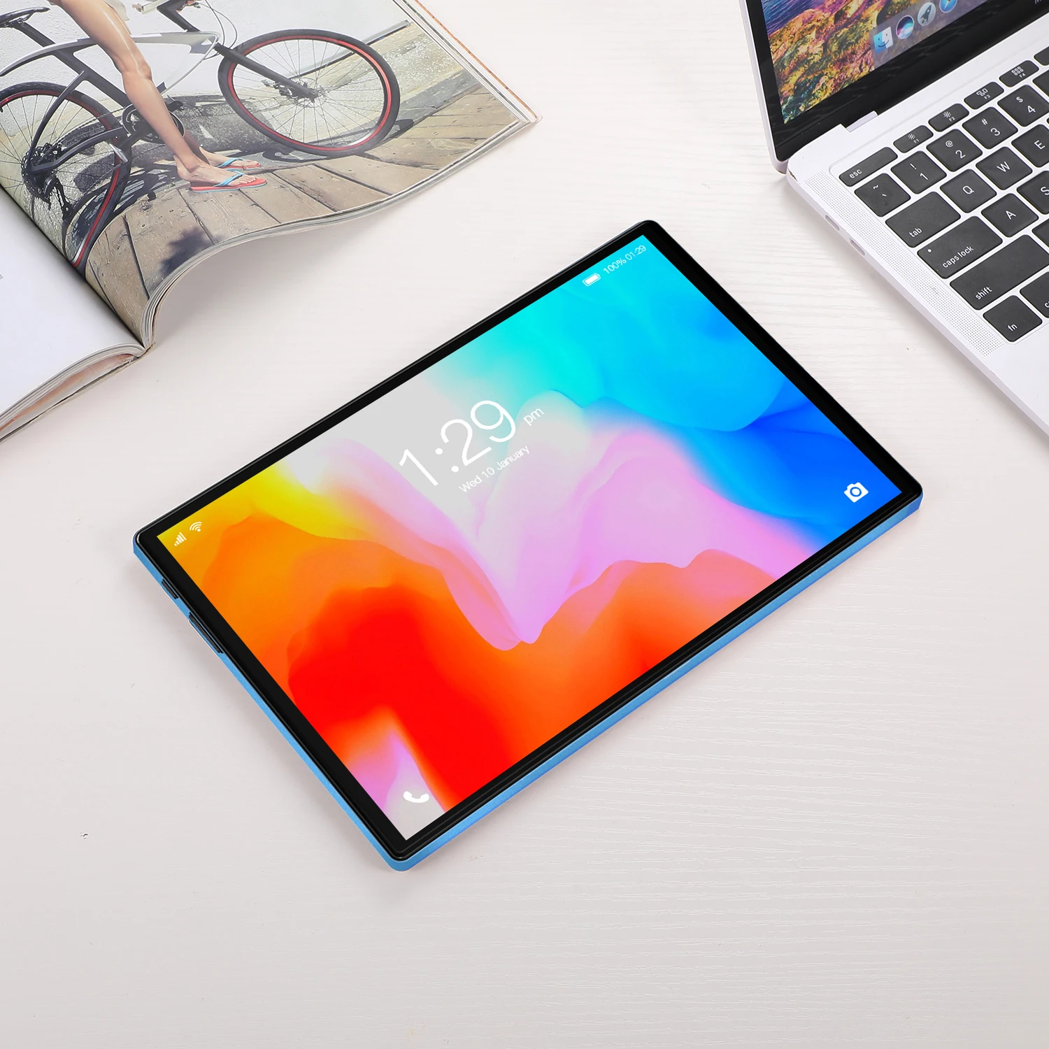 Description Picture 5 of item2023 New Upgrade 10.1 Inch 4G+64GB Tablet+Free 64GB TF Card Andriod 12.0 Tablet Pc Dual SIM 4G Phone WIFI Tablet Pad Tablet