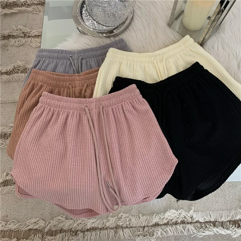 Description Picture 3 of itemSummer Women Loose Wide Leg Shorts Casual Running Sports Pants Large Size High-Waist Streetwear Y2k Korean Harajuku Clothes