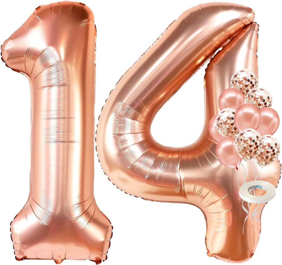 Giant Balloon Numbers Set