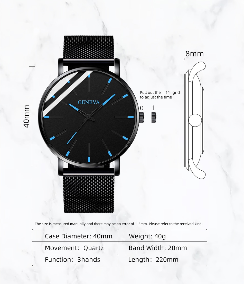 Description Picture 6 of itemGeneva - Glossy luxury Quartz watche