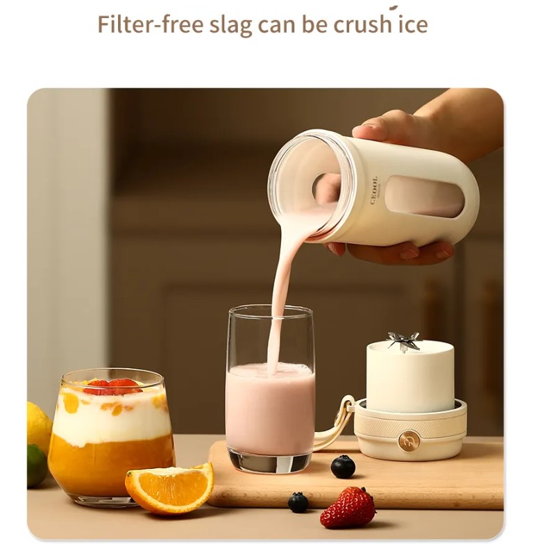 Description Picture 1 of itemPowerBlend Pro: 350ML Portable Blender with 10 Blades and 3000mAh Battery - Electric Juicer