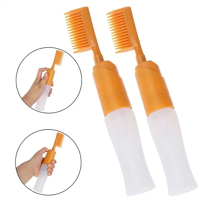 110ml Dyeing Shampoo Bottle Oil Comb Hair Dye Applicator Hair Dyeing Applicator Brush Bottles Hair Coloring Styling Accessories