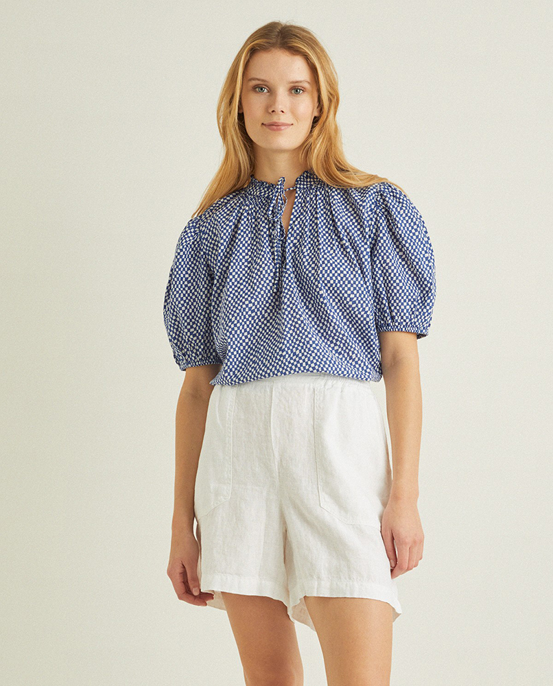 LINEN SHORTS WHIT