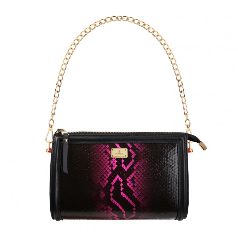 Women's leather bag FLAMMY CASPER BLACK