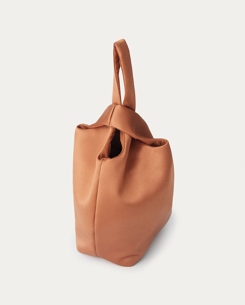 SATIN BAG AMBER