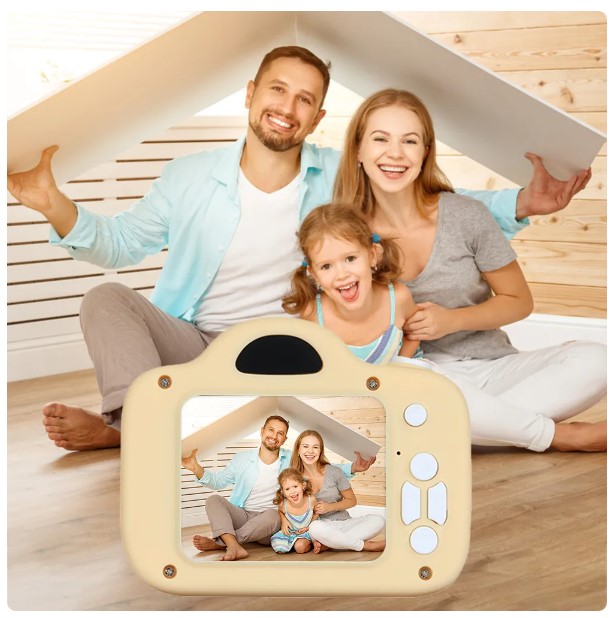 Kids Digital Dual Camera - HD 1080P Video Camera Toys with Mini Cam and Color Display