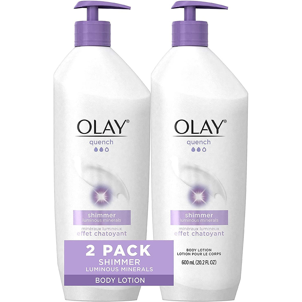 Olay Quench Shimmer Body Lotion