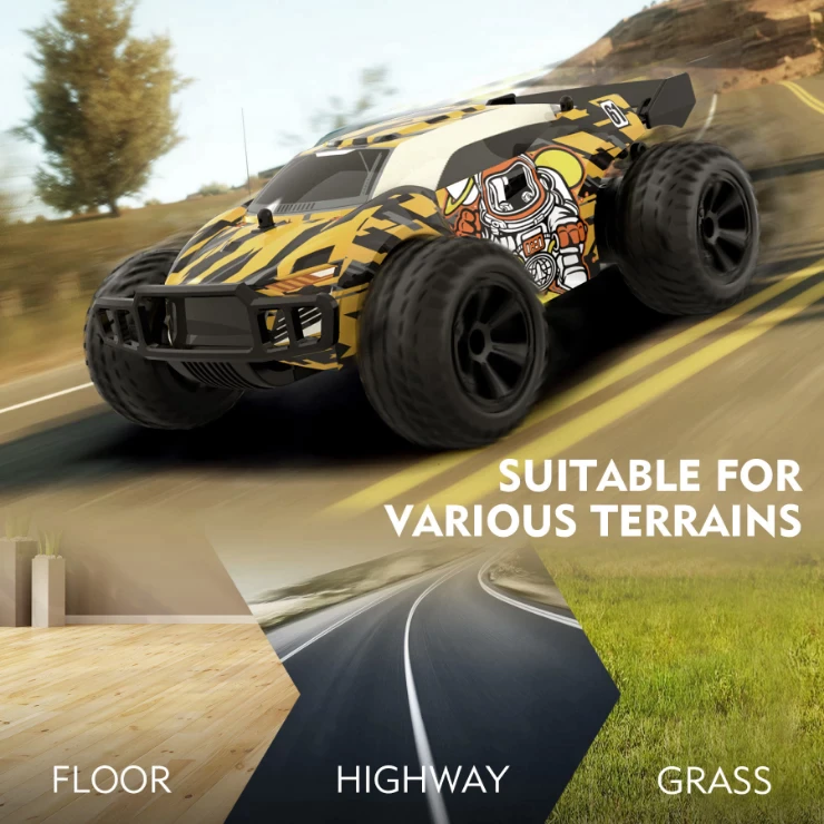Description Picture 3 of item2WD RC Car 2.4G Radio Control Trucks Toys Climbing Monster Truck