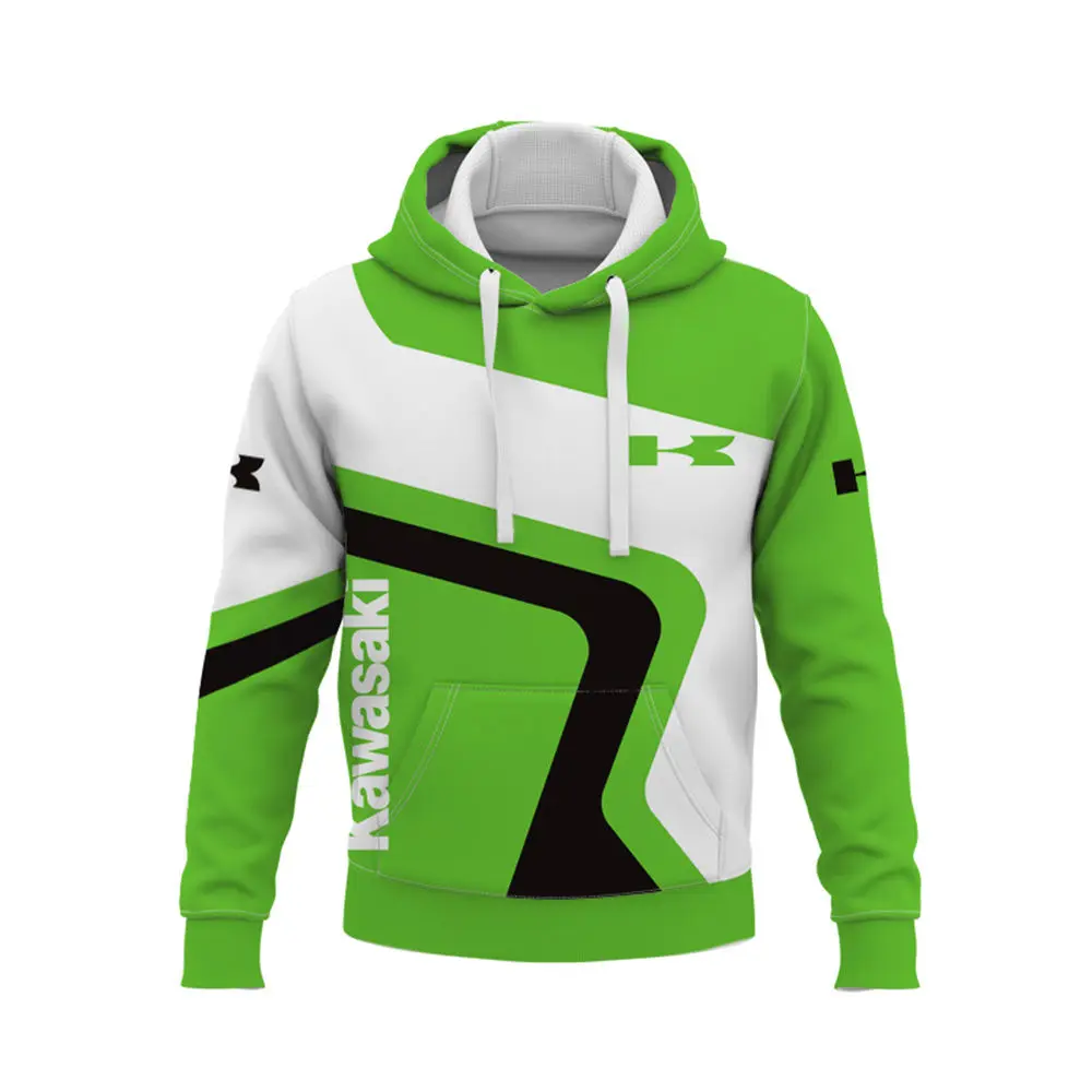 2024 New Autumn/Winter Fashion 3D Print Pattern Men's and Women's Hoodie Pullover Harajuku Fashion Sports Motorcycle