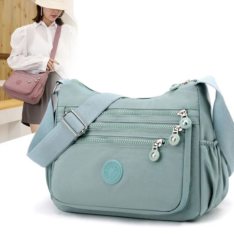 Waterproof Nylon Backpack for Women, Stylish and Functional Shoulder Bag Perfect for Everyday School and Activities