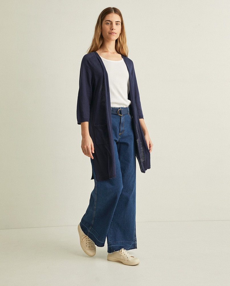 LONG CARDIGAN WITH POCKETS