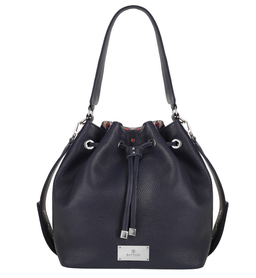 Women's handbag BE RELAXED FLOTER NAVY leather bag