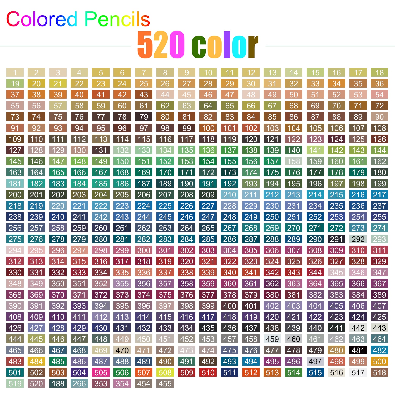 Description Picture 6 of itemBrutfuner colouring pens with square shaft