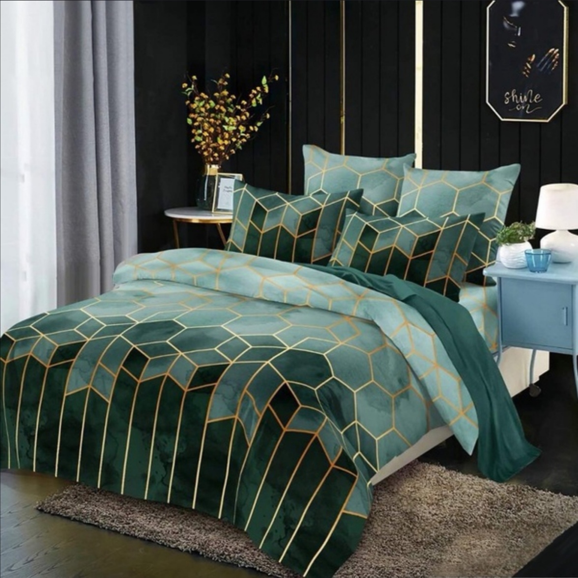 Description Picture 2 of itemBedding Set Plaid - Pillow Cases - Single/Double/King