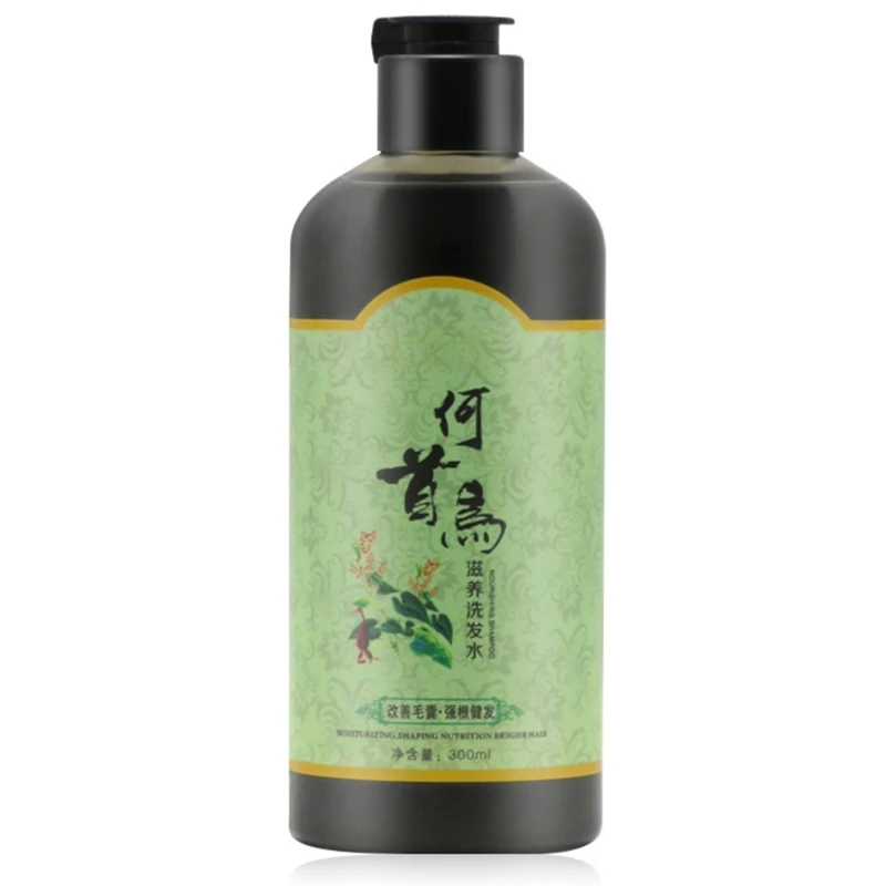 Hair Fast Growing Conditioner Shampoo 300g For Men Polygonum Multiflorum Black Hair-Dye Shampoo Gray Semi-Permanent Hair E0BD