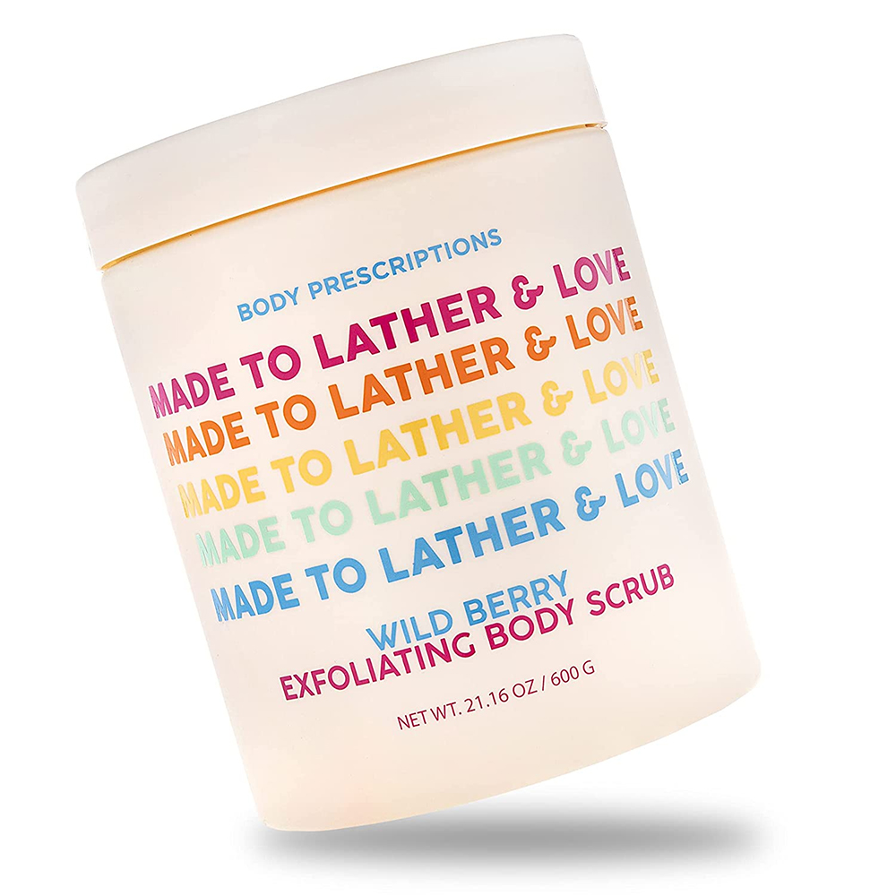 Rainbow  Body Scrub, Exfoliating Body Wash