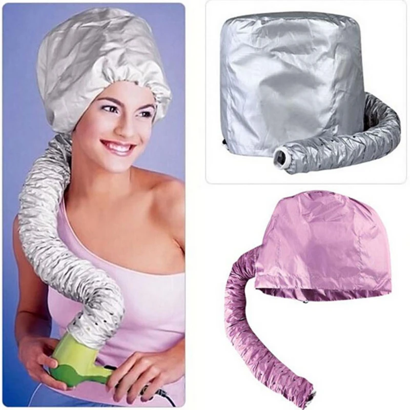 Hair Perm Hair Dryer Nursing Caps Easy Use Women Hair Modelling Warm Air Drying Treatment Cap