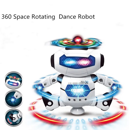 Kids Robot Dancing Toy with Music, LED Lights - Perfect Gift for Boys and Girls on Birthdays