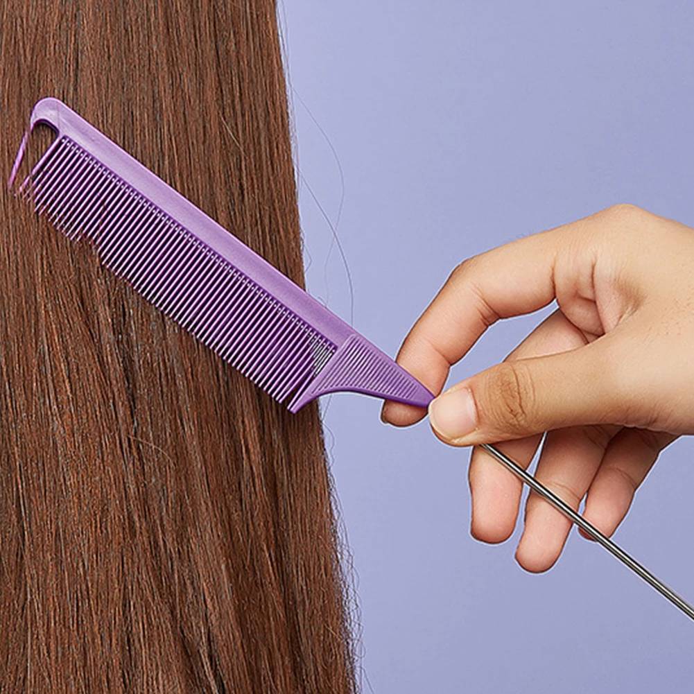 3 Pieces Hair Styling Comb Set Edge Hair Brush Rat Tail Hair Comb Double Sided Hair Edge Brush for Edge Back Brushing Combing