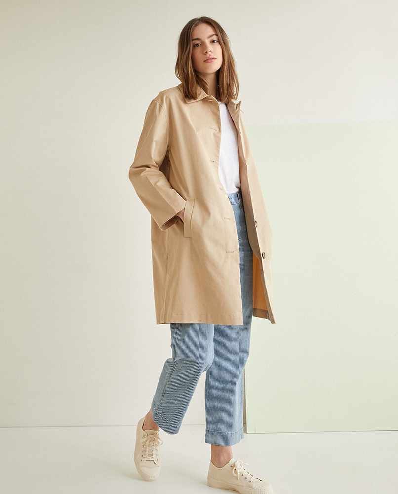 COTTON TRENCH BEIGE