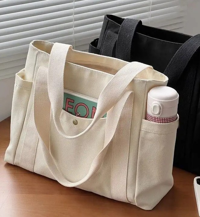 Description Picture 2 of itemLarge Capacity Canvas Shoulder Bag