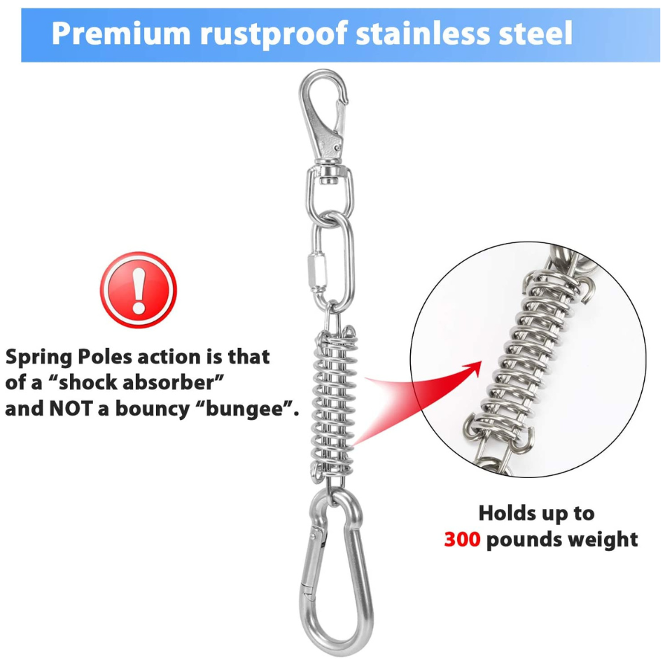 Spring Pole Dog Rope Toys Dog 