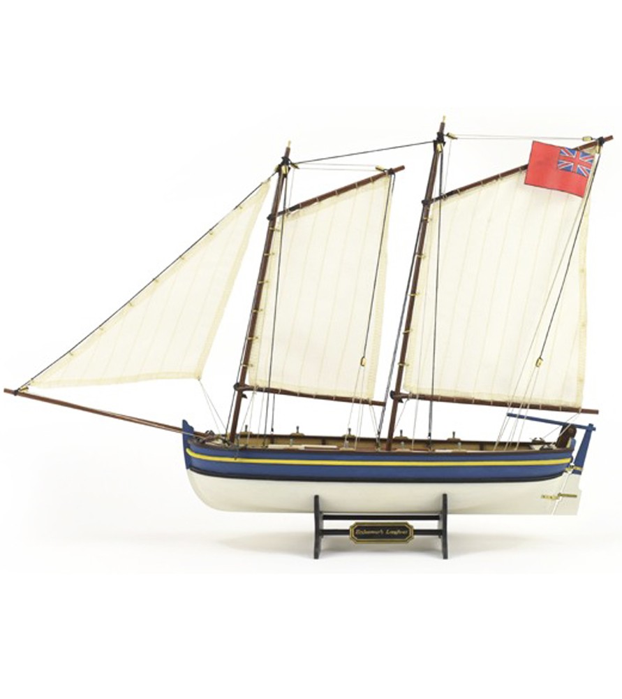 Captain's Longboat HMS Endeavour. 1:50 Wooden Model Ship Kit
