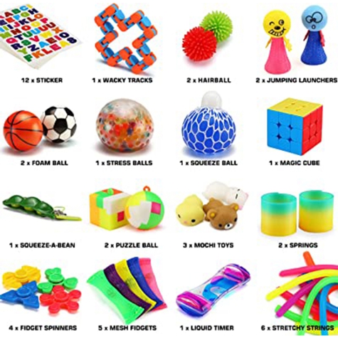 46 Pack Sensory Fidget Toys