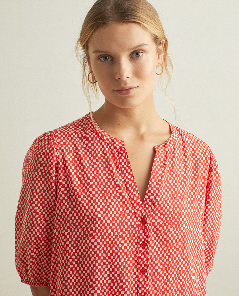 100% COTTON LONG PRINT DRESS