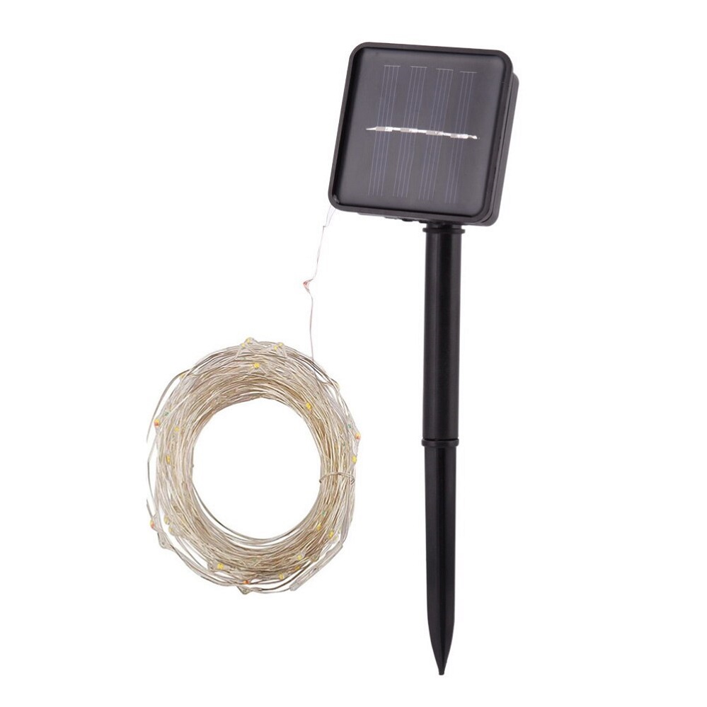 Christmas Solar Vines Waterfall Lights with Copper Wire 200LED