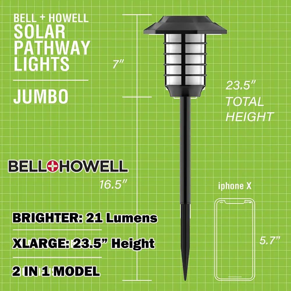 Smart Solar XL Pathway Lights 2-in-1